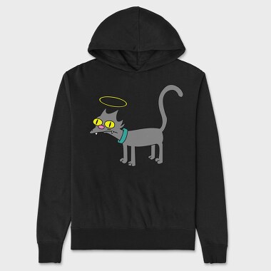 Vector Simpsons Cat2, Hanorac Oversize Barbati (Unisex)