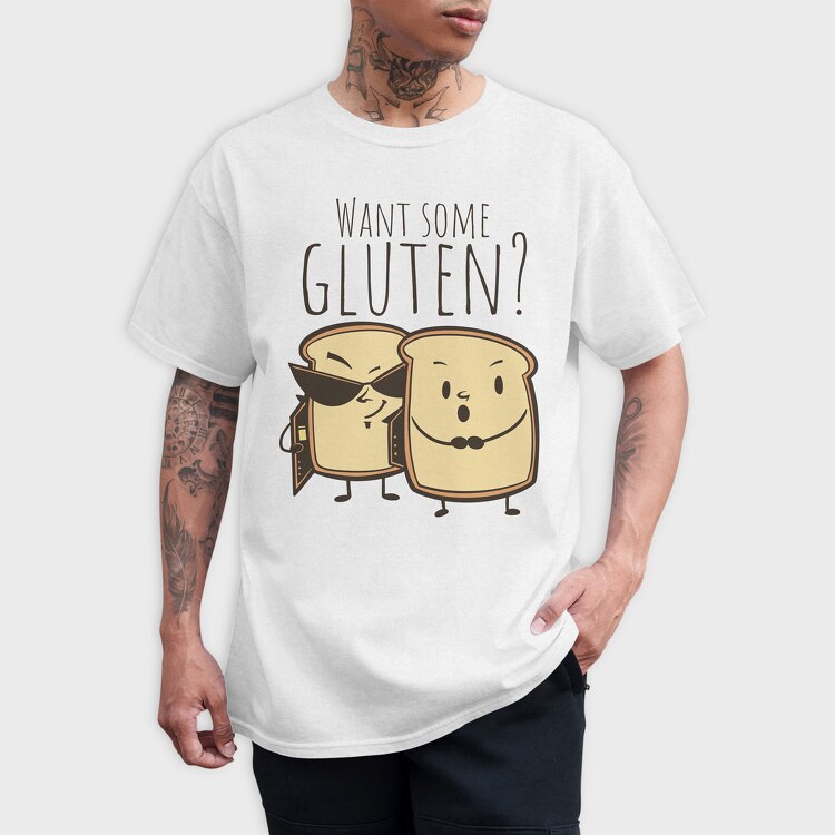 Toasts Gluten, Tricou Barbati (Unisex)