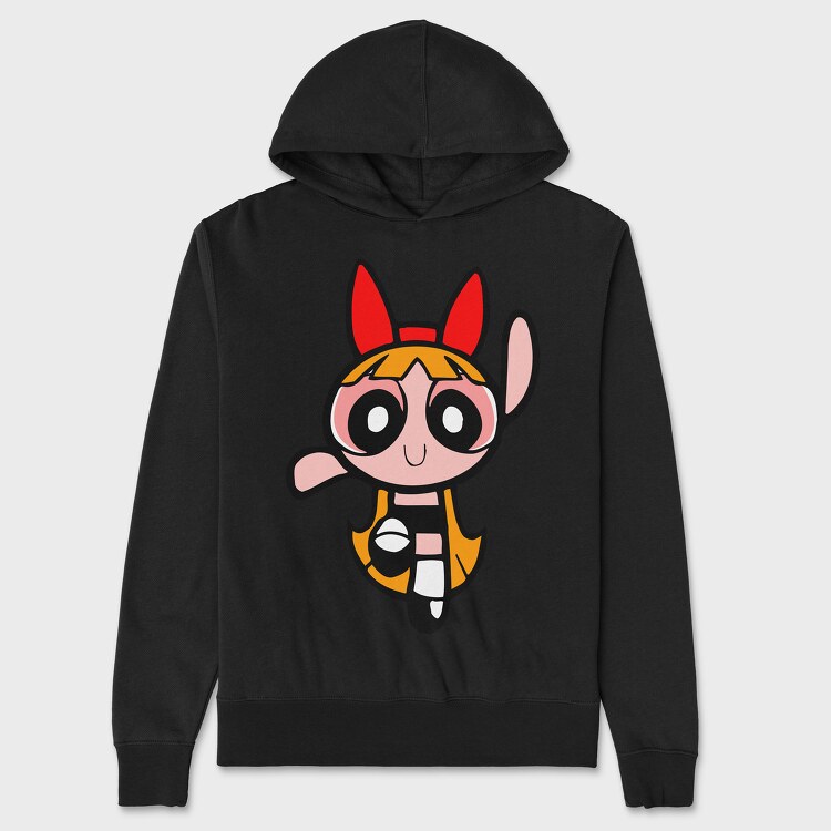 Hanorac Barbati (Unisex), Cartoon Retro the Powerpuff Girls 5