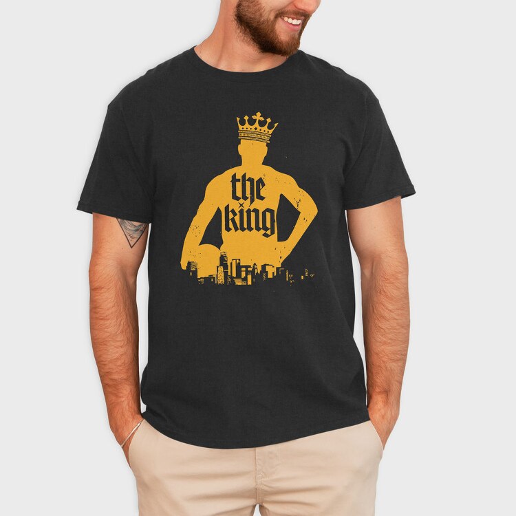 THE KING ART1, Tricou Barbati (Unisex)
