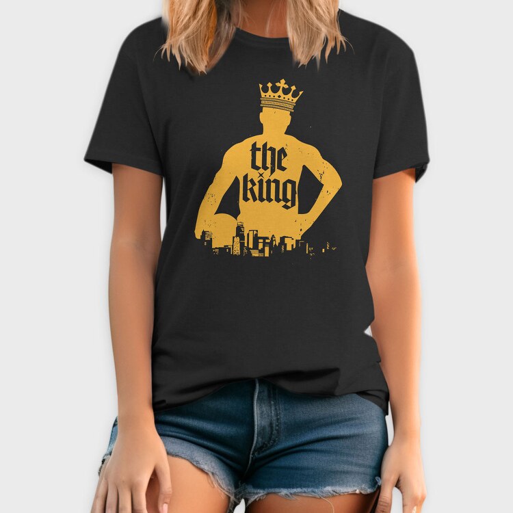 THE KING ART1, Tricou Barbati (Unisex)