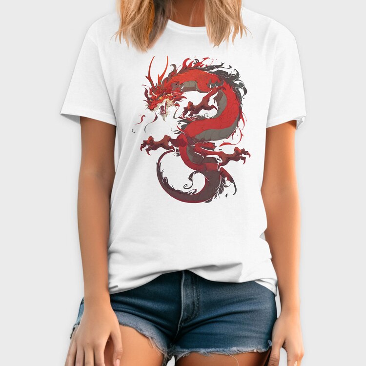 Chinese Dragon, Tricou Barbati (Unisex)