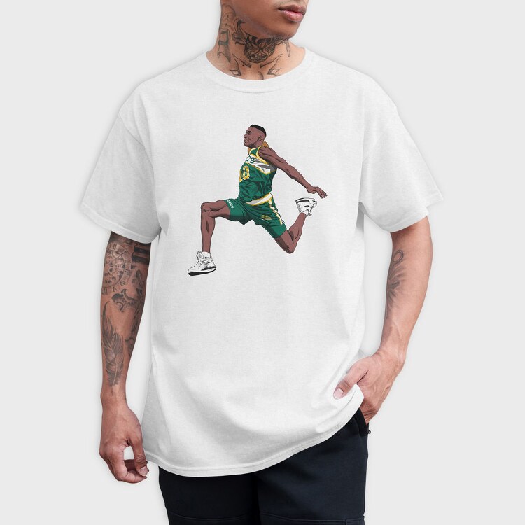 SHAWN KEMP Art1, Tricou Barbati (Unisex)