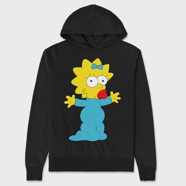 Cartoon Retro the Simpsons 3, Hanorac Oversize Barbati (Unisex)