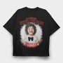 Dustin Stranger Things Rock On, Tricou Oversize Barbati (Unisex)