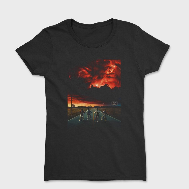 Motorcycle Riders Sunset, Tricou Femei