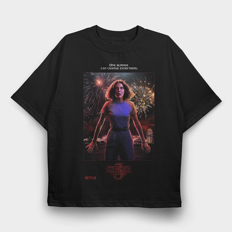 Stranger Things 54, Tricou Oversize Barbati (Unisex)