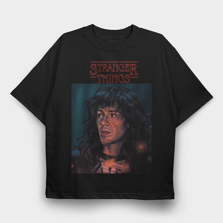 Stranger Things Demogorgon, Tricou Oversize Barbati (Unisex)