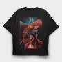 Stranger Things Dive, Tricou Oversize Barbati (Unisex)