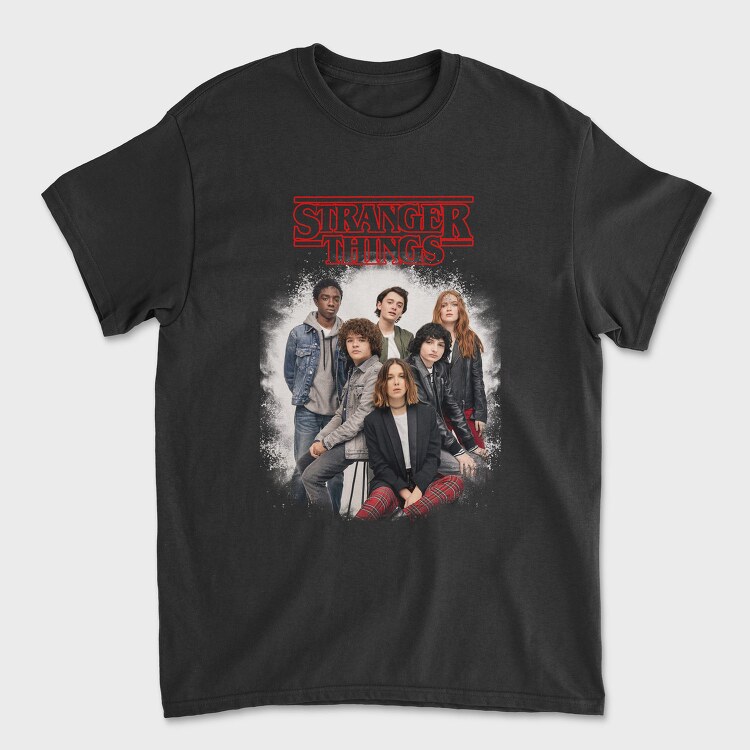 Stranger Things Group, Tricou Barbati (Unisex)