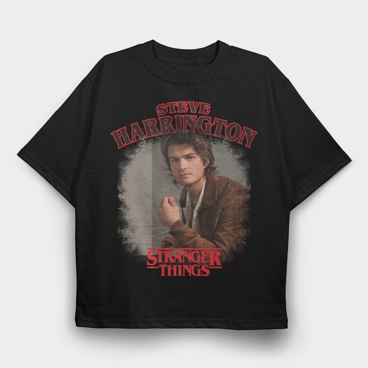 Stranger Things Harington, Tricou Oversize Barbati (Unisex)
