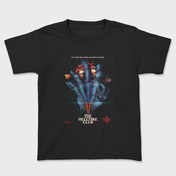 Stranger Things Hellfire, Tricou Copii