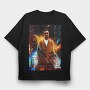 Stranger Things Neon, Tricou Oversize Barbati (Unisex)