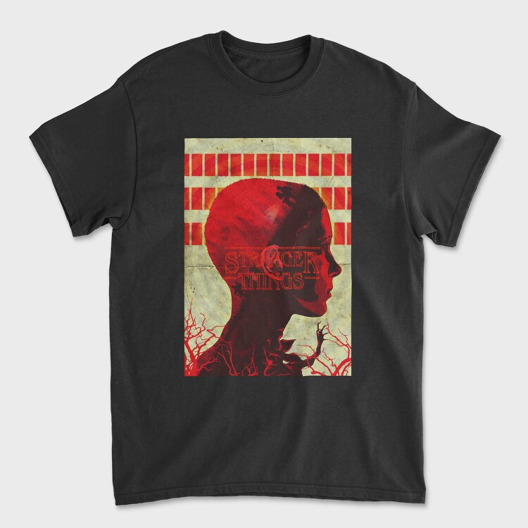 Stranger Things Red, Tricou Barbati (Unisex)