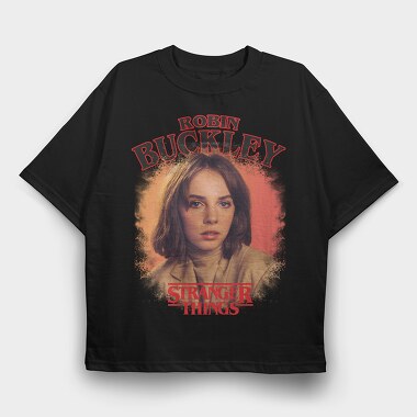 Stranger Things Robin Buckley, Tricou Oversize Barbati (Unisex)