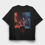 Stranger Things Squad, Tricou Oversize Barbati (Unisex)