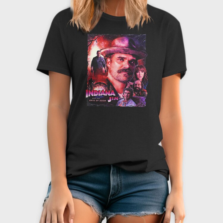 Indiana Jim, Tricou Barbati (Unisex)