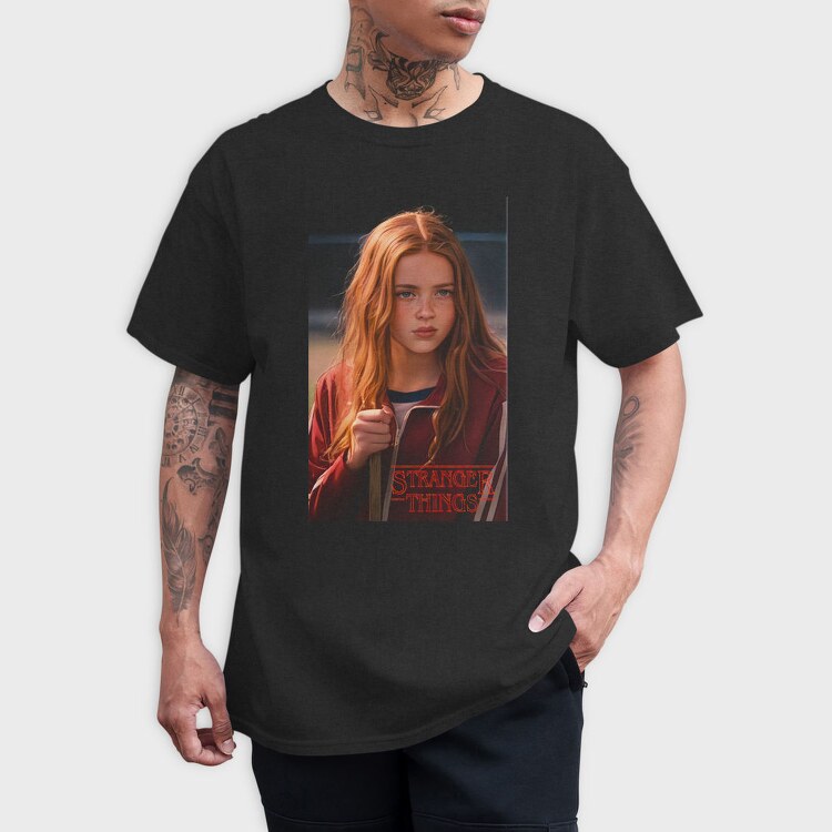 Stranger Things Girl 2, Tricou Barbati (Unisex)