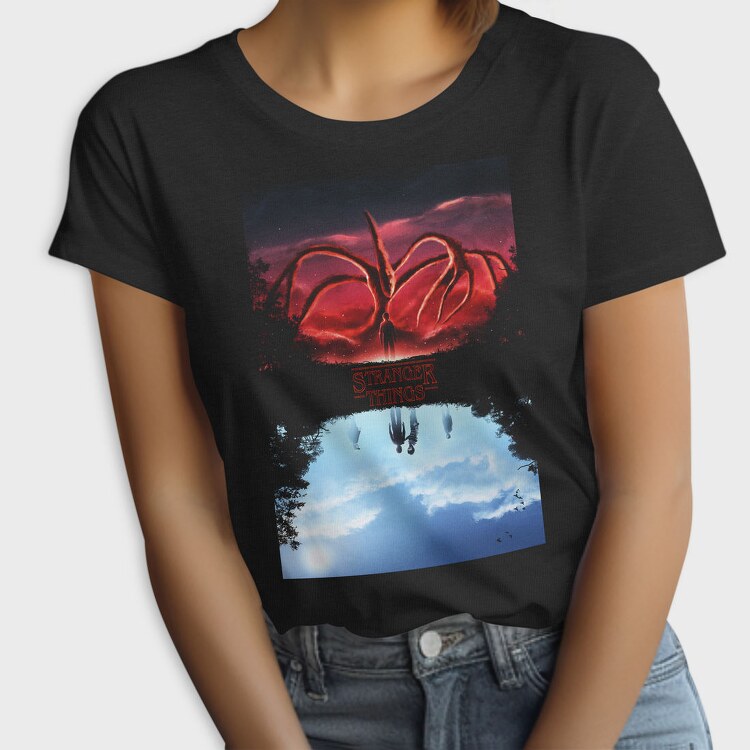 Stranger Things Butterfly, Tricou Femei