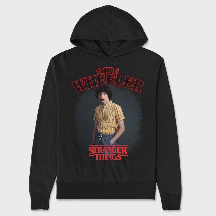 Stranger Things Mike, Hanorac Oversize Barbati (Unisex)