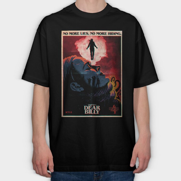 Dear Billy Stranger, Tricou Oversize Barbati (Unisex)