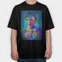 Stranger Things Glow, Tricou Oversize Barbati (Unisex)