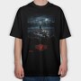 Stranger Things Netflix, Tricou Oversize Barbati (Unisex)