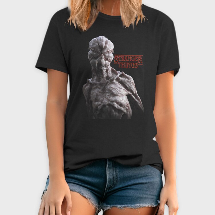 Stranger Things Half Tone, Tricou Barbati (Unisex)