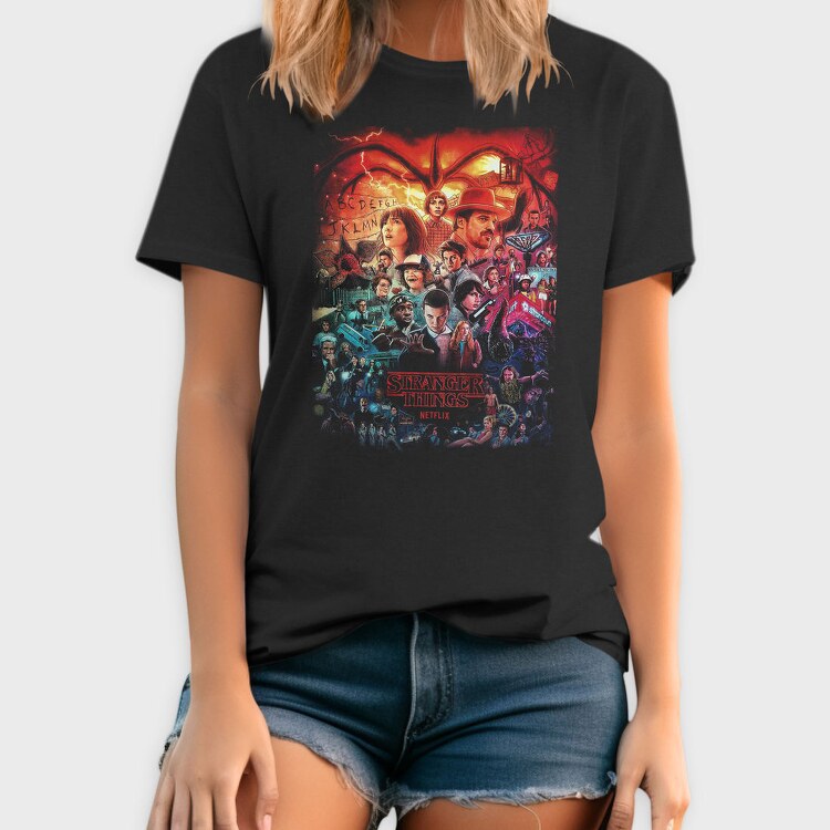Stranger Things Nostalgia, Tricou Barbati (Unisex)