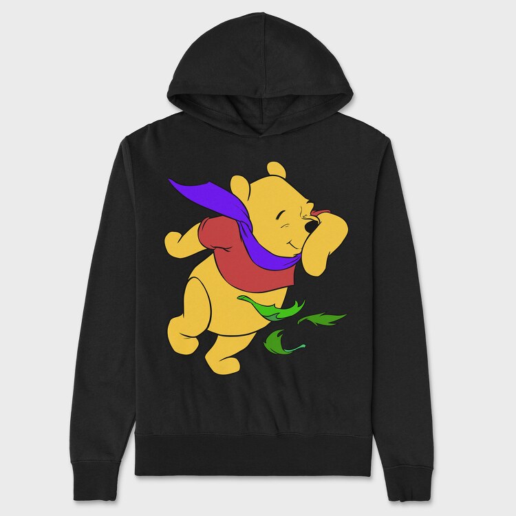 Hanorac Barbati (Unisex), Cartoon Retro Winnie the Pooh 1