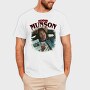 Eddie Munson Stranger Things Halftone, Tricou Barbati (Unisex)