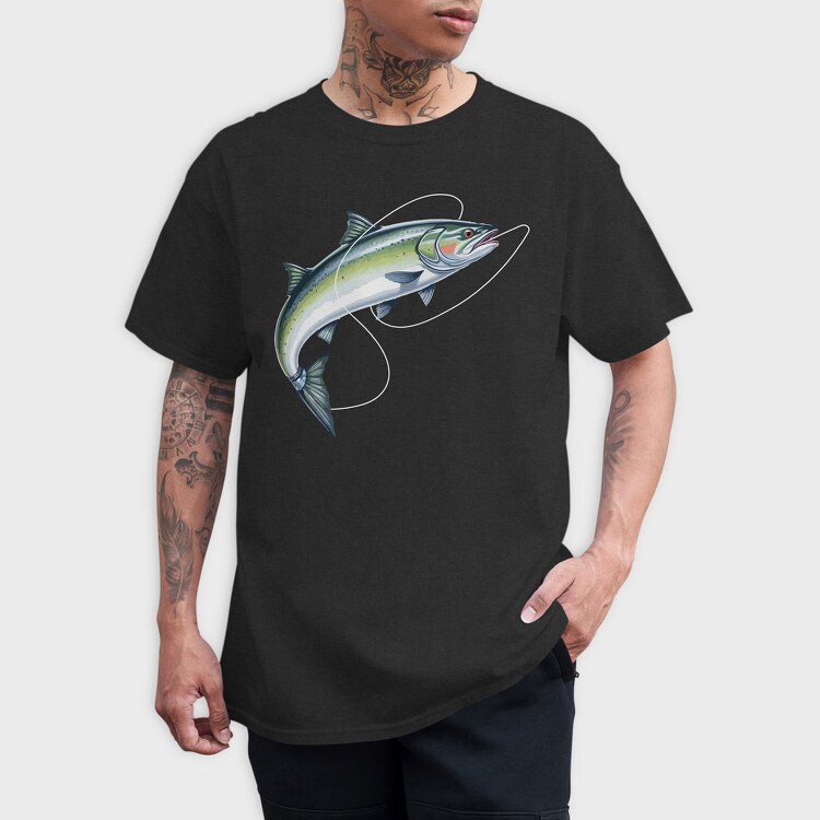 Fish Illustration 2, Tricou Barbati (Unisex)