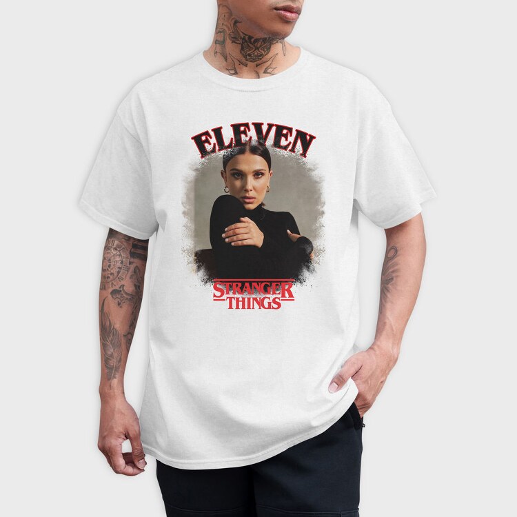 Eleven Stranger Things, Tricou Barbati (Unisex)