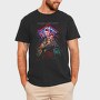 Stranger Things Halftone Neon Glow, Tricou Barbati (Unisex)