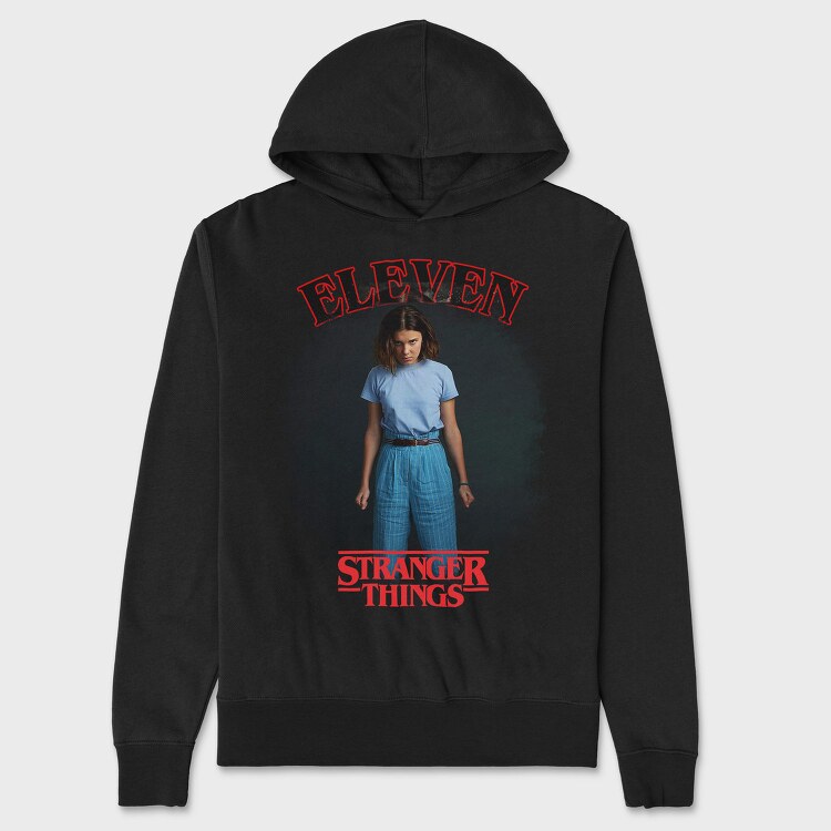 Stranger Things 11, Hanorac Oversize Barbati (Unisex)