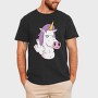 Middle Finger Unicorn, Tricou Barbati (Unisex)