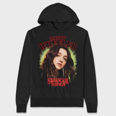 Nancy Wheeler Stranger Things, Hanorac Oversize Barbati (Unisex)