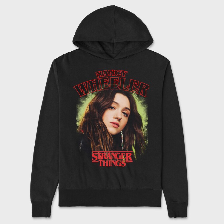 Nancy Wheeler Stranger Things, Hanorac Oversize Barbati (Unisex)