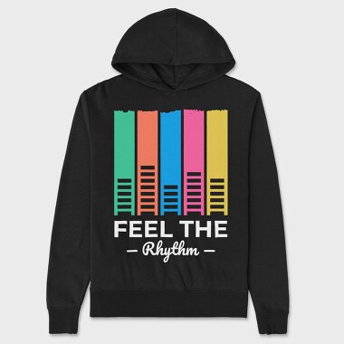 Feel the Rhythm, Hanorac Oversize Barbati (Unisex)