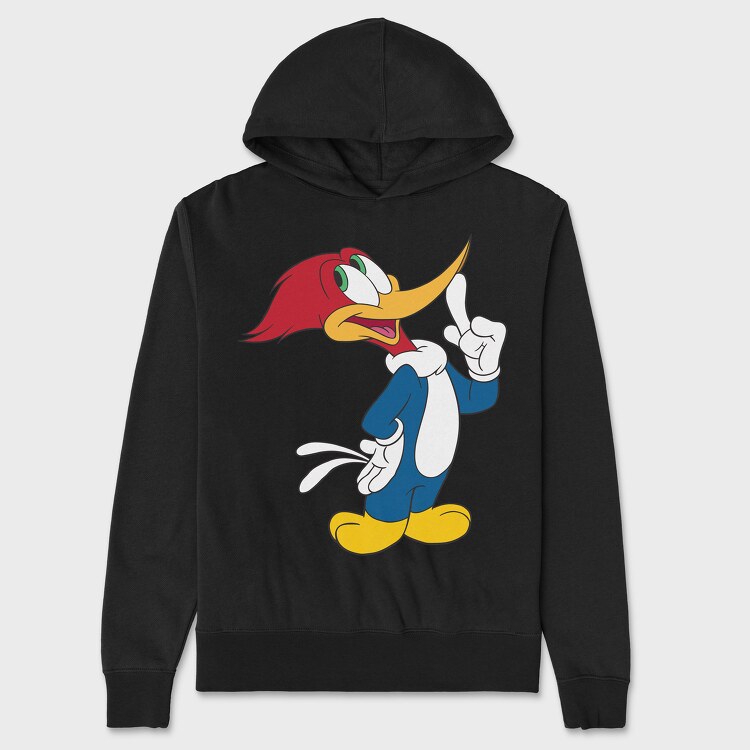 Hanorac Barbati (Unisex), Cartoon Retro Woody Woodpecker 2