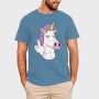 Middle Finger Unicorn, Tricou Barbati (Unisex)