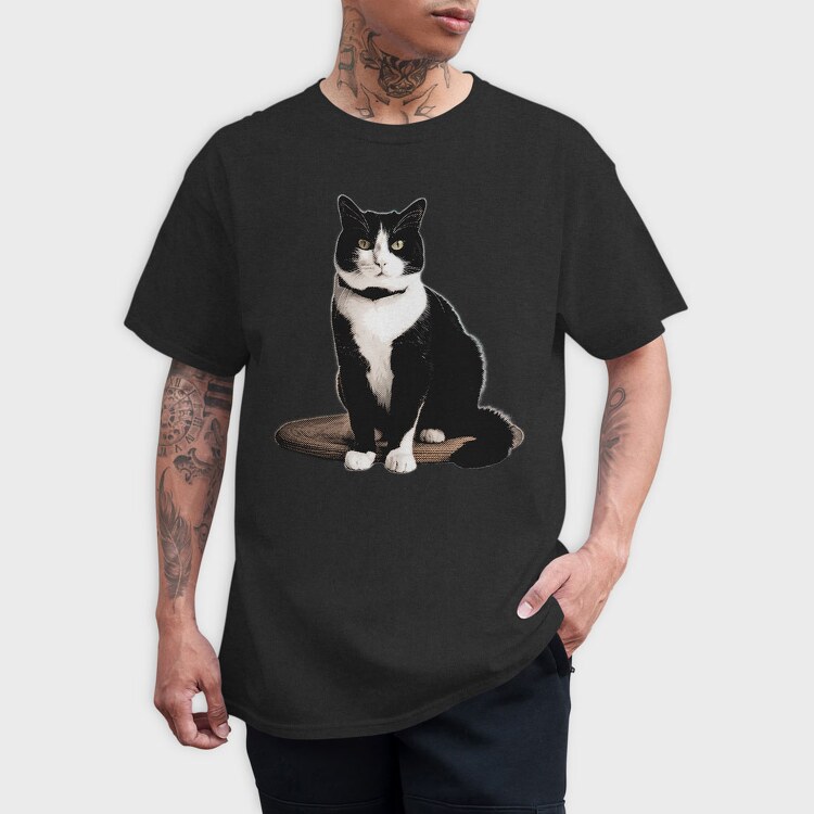 Tuxedo Cat, Tricou Barbati (Unisex)