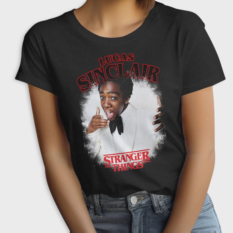 Stranger Things Lucas, Tricou Femei