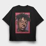 19107 21 Savage Neon Glow, Tricou Oversize Barbati (Unisex)