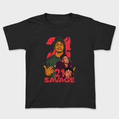 19108 21 Savage Rap, Tricou Copii