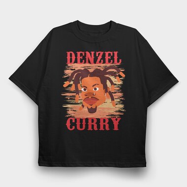 19120 Denzel Curry Rap, Tricou Oversize Barbati (Unisex)