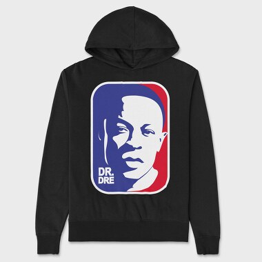 19124 Dr Dre Portrait, Hanorac Oversize Barbati (Unisex)