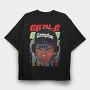 19126 Eazy Compton Tattoo, Tricou Oversize Barbati (Unisex)