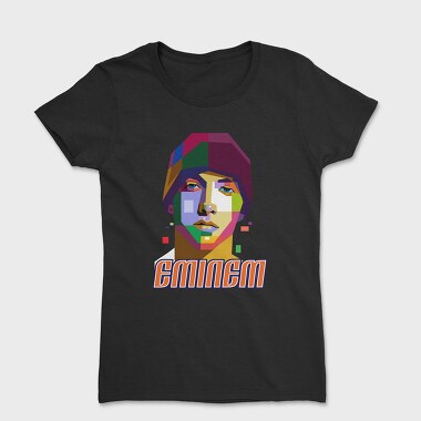 19128 Eminem Colorful, Tricou Femei
