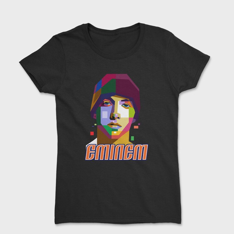 19128 Eminem Colorful, Tricou Femei